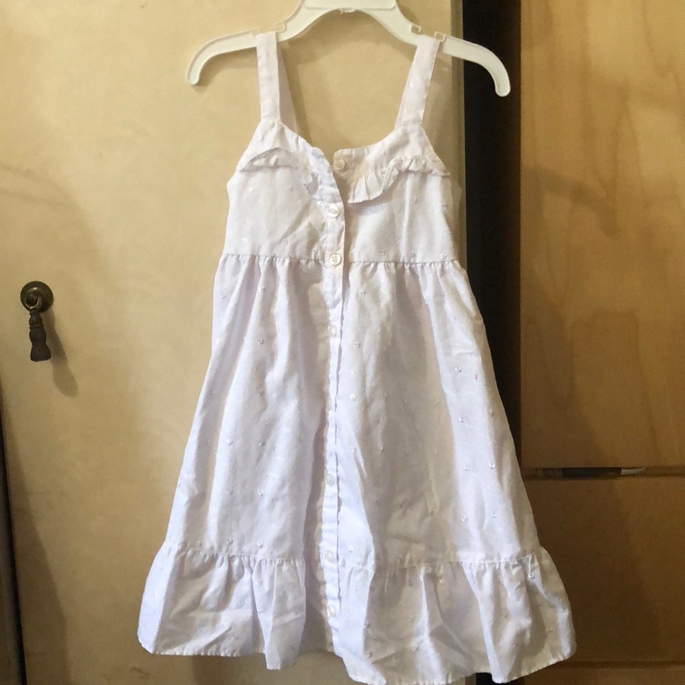 Toddler girl White floral dress